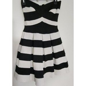 SIS SIS Black And White Dress medium